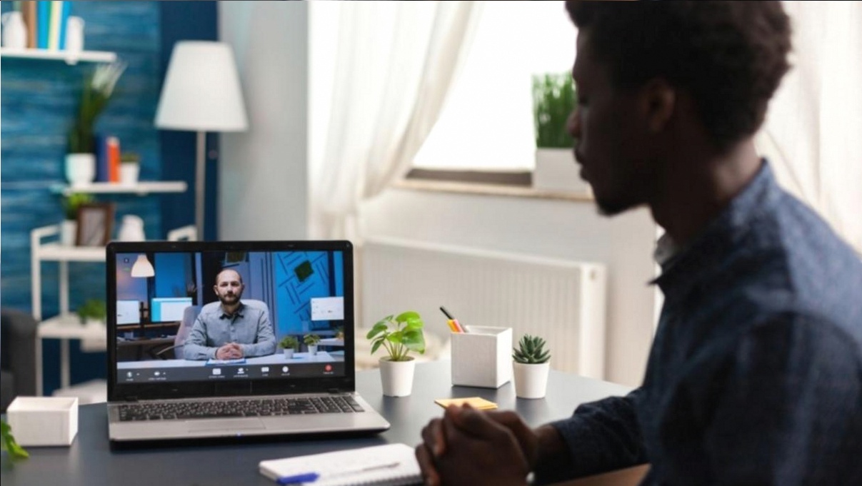 Online workspace showing a personalised client progress overview